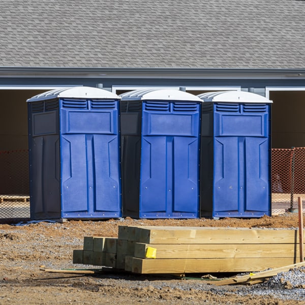 do you offer hand sanitizer dispensers inside the porta potties in Creswell